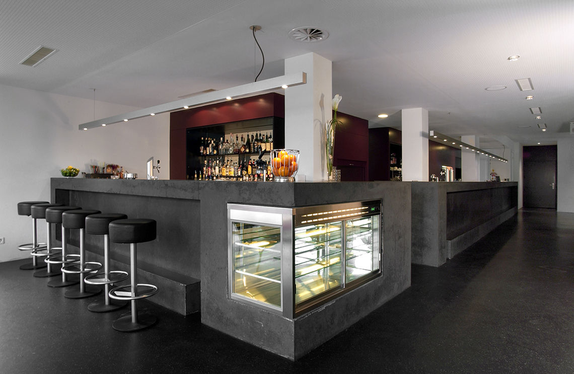 Greenline Beton geschliffen geschliffener schwarzer Beton